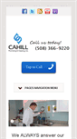 Mobile Screenshot of cahillplumbingandheating.com